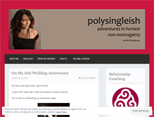 Tablet Screenshot of polysingleish.com